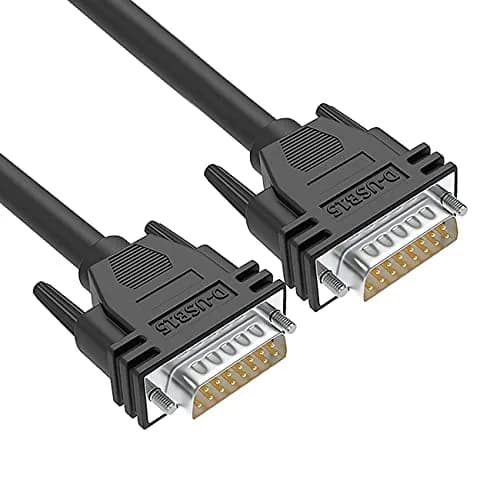 JUXINICE DB15 Male to Male Serial Cable 1.5m (5ft) | 40Gbps Data Transfer thumbnail 2