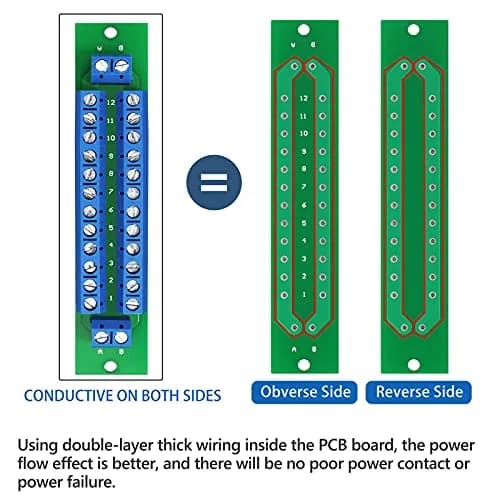 WayinTop PCB Power Distribution Board Kit 2 x 13 Outputs 24V 10A | Dual-Pass Power Supply Module for DC AC thumbnail 3