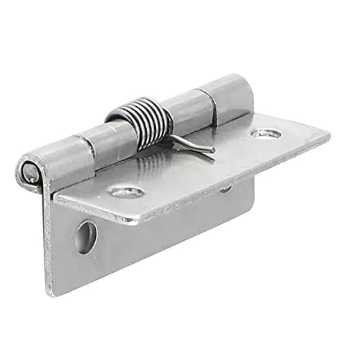 Luomorgo Spring Loaded Hinges, 2 Inch, 4 Pcs | Stainless Steel Self Closing Cabinet Hinges thumbnail 4