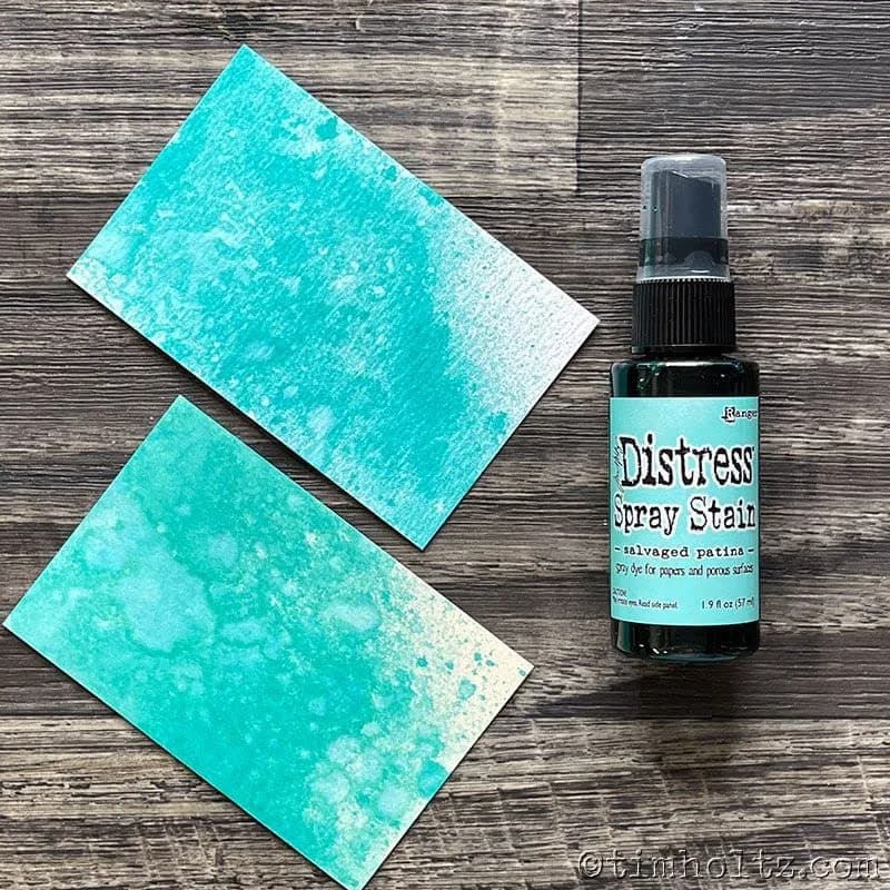 Ranger Distress Spray Stain Salvaged Patina 57 ml | Water-reactive Ink for Arts & Crafts thumbnail 3