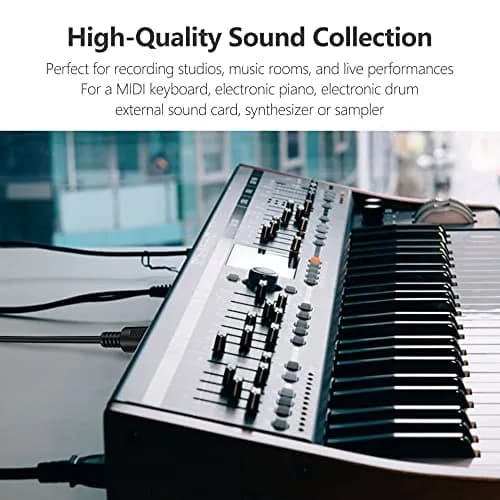 Mellbree MIDI Cable 5-Pin DIN Male to Male 6FT | High-Quality Audio Connection thumbnail 5