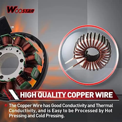 WOOSTAR 12 Coil 5 Wire Magneto Stator for Hyosung GT125 GT250 GV125 GV250 thumbnail 3