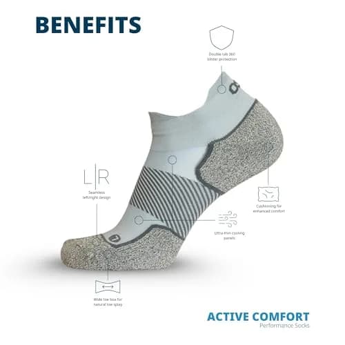OS1st AC4 Active Comfort Socks Medium (1 Pair) | Blister Protection, Breathable, Light Compression thumbnail 6