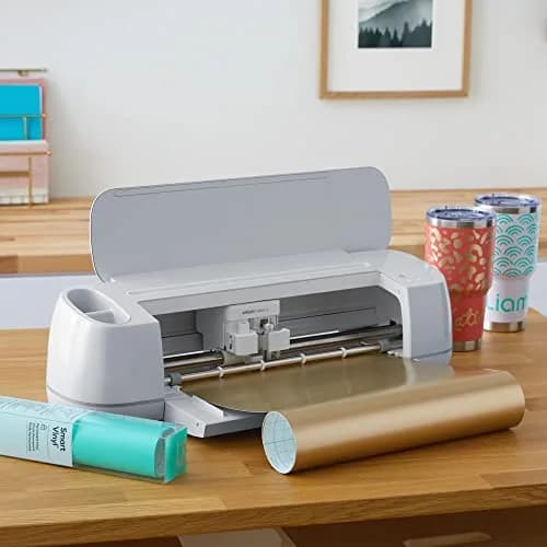 Cricut Smart Permanent Vinyl Matte Metallic Champagne 33 cm x 3.7 m (13 in x 12 ft) | Matless Cutting for Long Cuts up to 12ft thumbnail 4