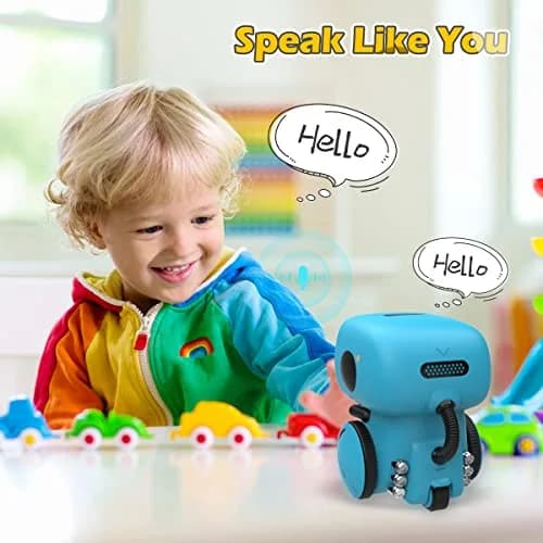 KaeKid Interactive Smart Robot Toy with Voice Control, Touch Sensor, Singing & Dancing, 15.5 cm (6.1 Inch) | Programmable Robot for Kids Age 3-8 thumbnail 6
