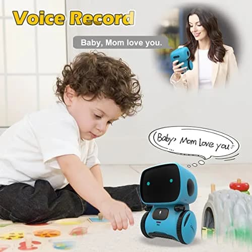 KaeKid Interactive Smart Robot Toy with Voice Control, Touch Sensor, Singing & Dancing, 15.5 cm (6.1 Inch) | Programmable Robot for Kids Age 3-8 thumbnail 7