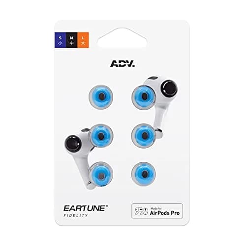 ADVANCED SOUND GROUP Eartune Fidelity UF-A Memory Foam Tips for AirPods Pro (1st & 2nd Gen) | Built-in Wax Guard, Secure Fit, Rich Bass, Assorted S/M/L thumbnail 7