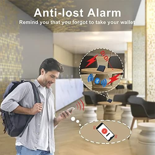 SMART LB Electronic Finder Wallet Tracker & GPS Locator Horizontal | Slim Minimalist Leather Wallet thumbnail 2