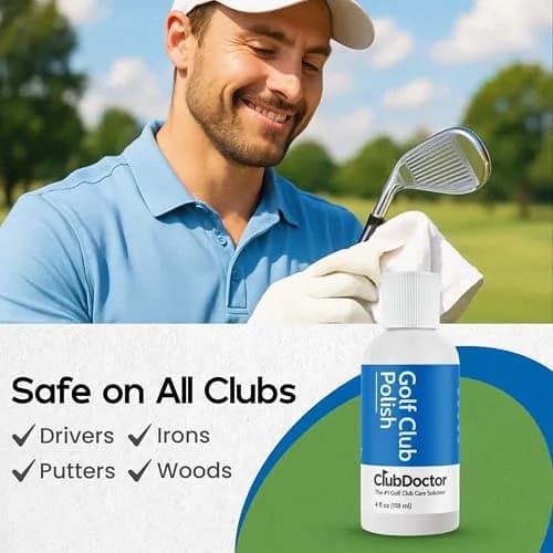 Club Doctor Golf Club Polish 4 Fl Oz | Restores & Shines on Drivers, Irons, Woods thumbnail 6