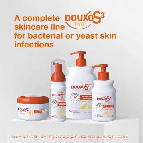 Douxo S3 PYO Medicated Dog Mousse 150 mL | Supports Bacterial & Yeast Skin Infections thumbnail 8