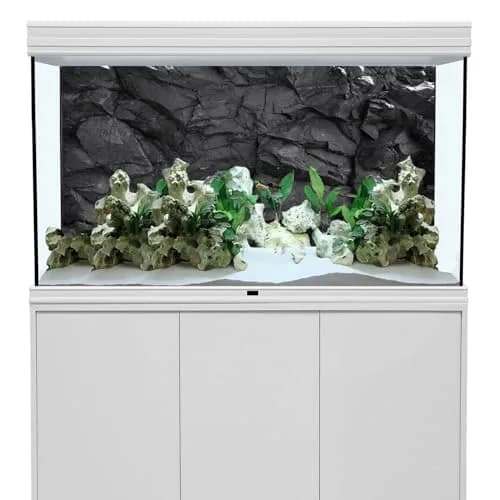 AWERT Rocky Terrarium Durable Polyester Background 120cm (48 inches) | Realistic HD Image for Fish Tanks thumbnail 2