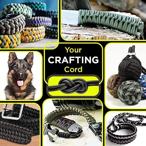 TECEUM Paracord Rope Type III 550 | MIL-SPEC Outdoor Tactical Cord, 100 ft thumbnail 4