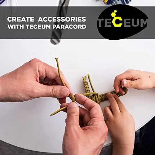 TECEUM Paracord Rope Type III 550 | MIL-SPEC Outdoor Tactical Cord, 100 ft thumbnail 7