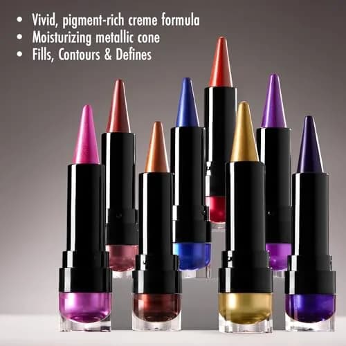 Black Radiance Metalicious Metallic Lipstick Lip Sculptor Gold Star | Metallic Finish, Hydrating Formula thumbnail 2