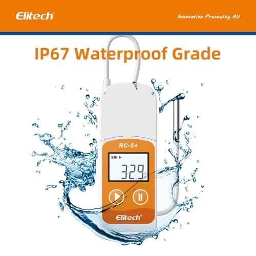 Elitech RC-5+ TE Digital PDF USB Temperature Data Logger 50Pack | High Accuracy External Sensor thumbnail 6