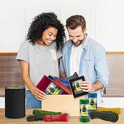 TECEUM Paracord Rope Type III 550 – Tactical MIL-SPEC – 30.5m (100 ft) Fluo Green | Strong Survival Utility Rope thumbnail 8