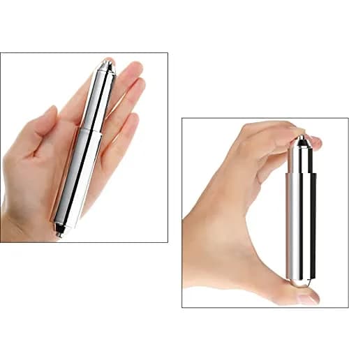 Shappy Silver 4 Pcs Toilet Paper Holder Replacement Rods | Universal Spring Loaded Plastic Retractable Holder Insert thumbnail 3