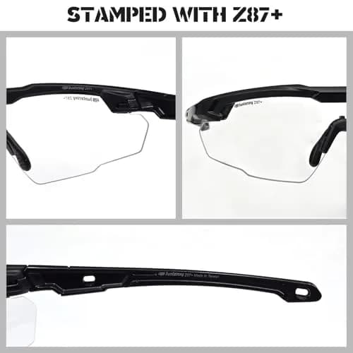 HTS HUNTERSKY HTS ballistic Safety Glasses S57 | Impact-Resistant, UV400, Tactical Eye Protection thumbnail 9