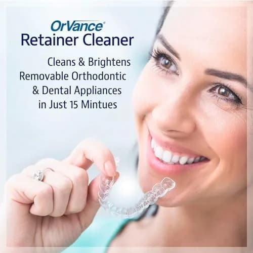 OrVance Retainer Cleaner Tablets 56 Count | Cleans Plaque, Odor & Stains Twice Weekly thumbnail 7