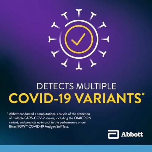 BinaxNOW COVID-19 Antigen Self Test, 1 Pack, 2 Tests | Rapid 15-Minute Results for Home Use thumbnail 8