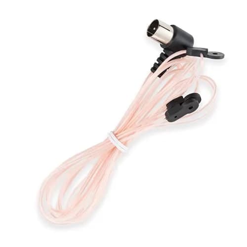 POBADY Pink T-Type FM/AM Radio Antenna 2m (6.5ft) | Improves Signal for Stereo Receivers thumbnail 1