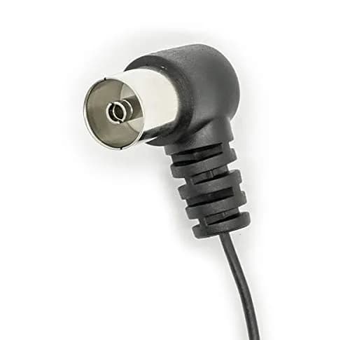 POBADY FM Radio Antenna Dipole Antenna 75 Ohm Black T Type Indoor Antenna | Stable FM Signal for Home & Car thumbnail 2