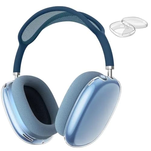FINTIE Clear Case for AirPods Max 2 (2026) & AirPods Max 1 (2024/2020) | Transparent TPU Cover, Anti-Scratch, Precise Fit thumbnail 1