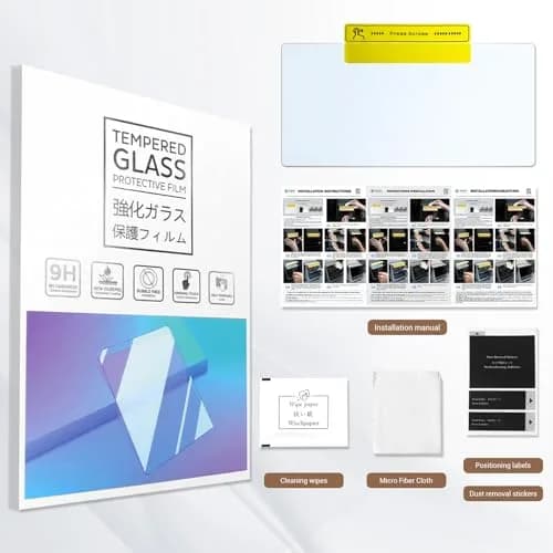 YEE PIN Kia Sorento 2021 2022 2023 Screen Protector Glass 10.25" | Tempered HD Screen Cover thumbnail 7