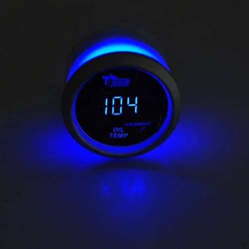 ESUPPORT Car 2" 52mm Digital Oil Temp Gauge Fahrenheit | Bright LED Display, 12V, Universal Fit thumbnail 3