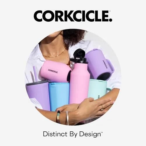 Corkcicle Commuter Cup 590ml (17 oz) Travel Mug with 360° Sip Lid, Gloss White | Keeps Drinks Cold 18 Hrs, Hot 5 Hrs thumbnail 8