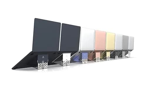 MAJEXTAND Invisible Laptop Stand, 6-Level Riser, Ultra-Slim, Supports Up to 18" Laptops, Silver thumbnail 6