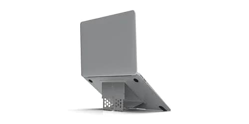 MAJEXTAND Invisible Laptop Stand, Stick-On 6-Level Riser for Mobile Work | Ultra-thin, Portable, Supports Up to 18" Laptops thumbnail 1
