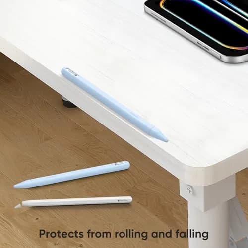 Fintie Silicone Sleeve for Apple Pencil Pro & Apple Pencil 2nd Generation, Sky Blue | Protects Against Scratches & Rolling thumbnail 6