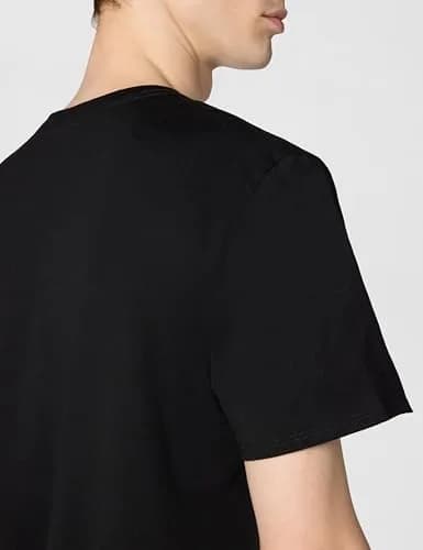 KARL LAGERFELD Men's Karl Character Headphones Shirt, Black, XL | Reflective Graphic Cotton Tee thumbnail 4