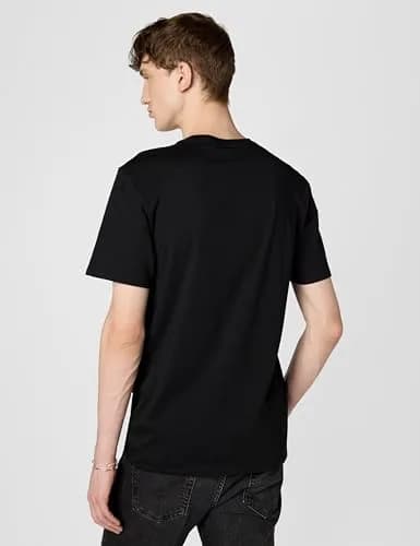 KARL LAGERFELD Men's Karl Character Headphones Shirt, Black, XL | Reflective Graphic Cotton Tee thumbnail 3