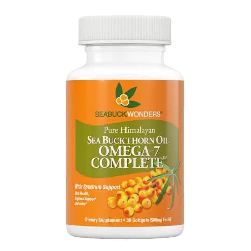 SeabuckWonders Organic Sea Buckthorn Oil Omega-7 Complete, 30 Softgels thumbnail 1