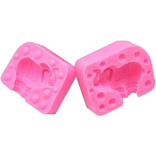 Oren Turkey 3D Elephant Silicone Mold | Food & Soap Safe, Pink, 7.5x6.2x4.3cm thumbnail 6