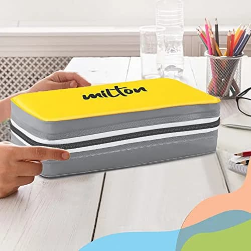 MILTON Mini Lunch Insulated Tiffin with 2 Containers 280 ml | Leakproof & Odor-Free for Office & Outdoors thumbnail 7
