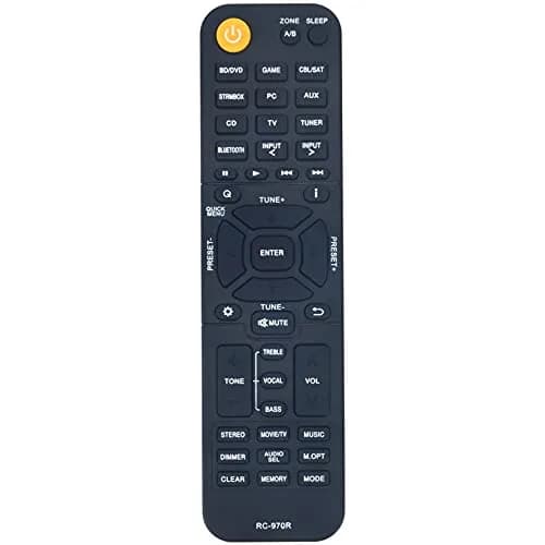 WINFLIKE RC-970R Replacement Remote Control for Onkyo AV Receiver TX-SR393 HT-R398 thumbnail 1