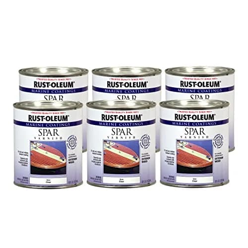 Rust-Oleum Marine Spar Varnish Quart (6 Pack) UV & Water-Resistant Exterior Finish thumbnail 1