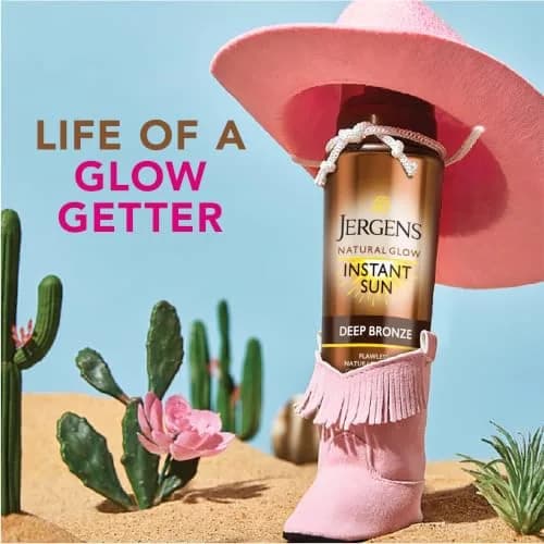 Jergens Natural Glow Instant Sun Body Mousse Deep Bronze Tan 360ml (12 Fl Oz) | Streak-Free Sunless Tanner thumbnail 7