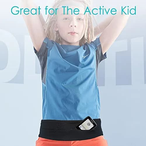 Hola Health Kids Diabetic Belt, T1D Children Insulin Pump Holder, Type 1 Diabetes Adjustable Waist Band Medical Devices Accessories for EpiPens, Girls, Boys (Waist 20-30 inches) thumbnail 2