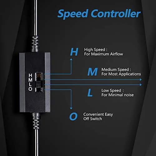 SCCCF USB 80mm Fan 5V | Quiet Computer Cabinet Cooler with 7 Blades thumbnail 4