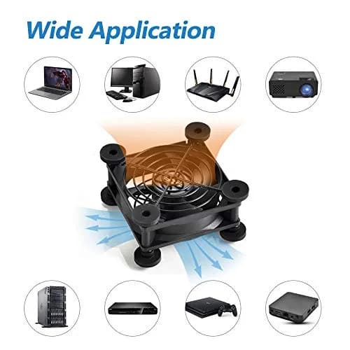 SCCCF USB 80mm Fan 5V | Quiet Computer Cabinet Cooler with 7 Blades thumbnail 7