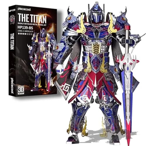Piececool The Titan 3D Metal Puzzle Model Kit 157 Pcs | Educational STEM Building Toy thumbnail 1