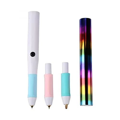 CYFUN DESIGN Heat Foil Pen Set with 3 Tips & Foil Roll | USB Powered DC5V Crafting Tool for Card Making thumbnail 9