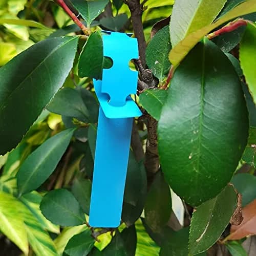 MIHEY Blue 200 Pcs Hanging Plant Tags with Marker Pen 2cm x 20cm (0.79 inch x 7.87 inch) | Durable UV-Resistant Waterproof Labels thumbnail 6