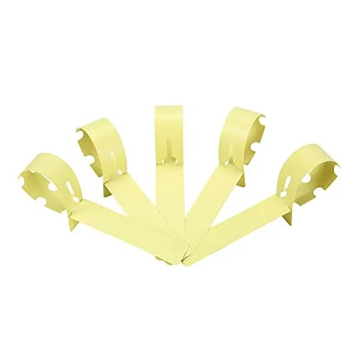 MIHEY Yellow Plastic Plant Tags with Marker Pen, 20cm (7.87 inch) - 200 Pcs | Durable & Waterproof Garden Markers thumbnail 5