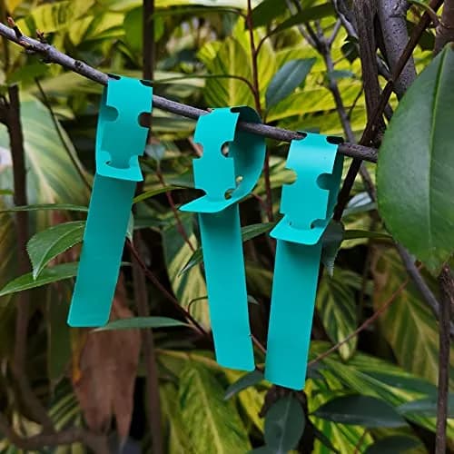 MIHEY Green Plastic Plant Tags with Marker Pen, 2cm x 20cm (0.79" x 7.87") | 200 Pcs Wrap Around Hanging Tree Labels thumbnail 6