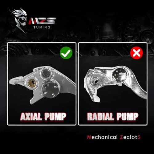 MZS Black Motorcycle Brake Clutch Levers Adjustable Short CNC Set | CNC Billet Aluminum & Stainless Steel thumbnail 4